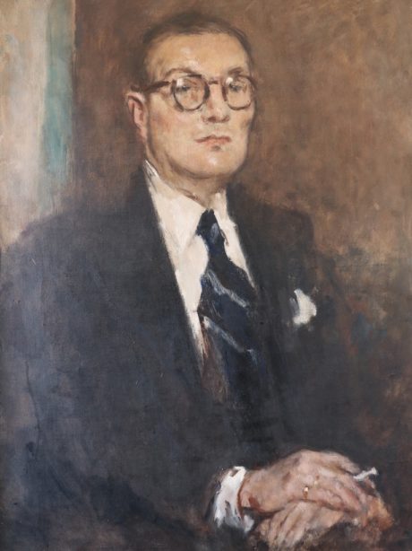Oil on canvas portrait of a male c.1930 Jean Laudy