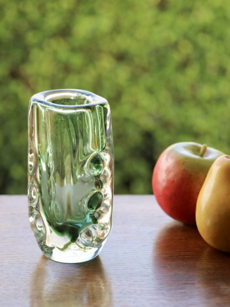 Czechoslovakian dimple art glass