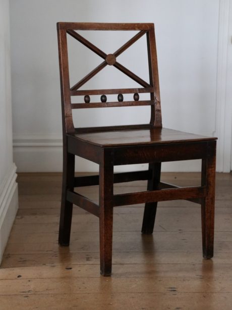 Antique Oak Welsh Farmhouse Chair