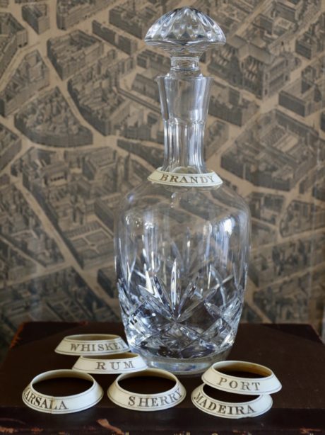 Set of rare antique Ivory liquor labels