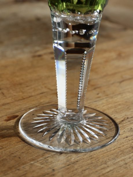 VSL cut crystal wedding glass