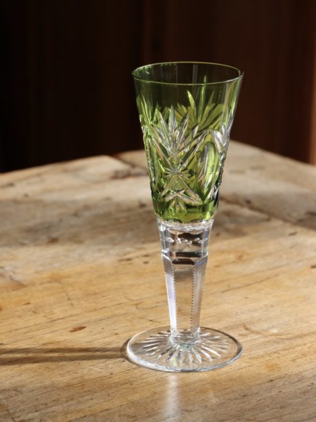 VSL cut crystal wedding glass
