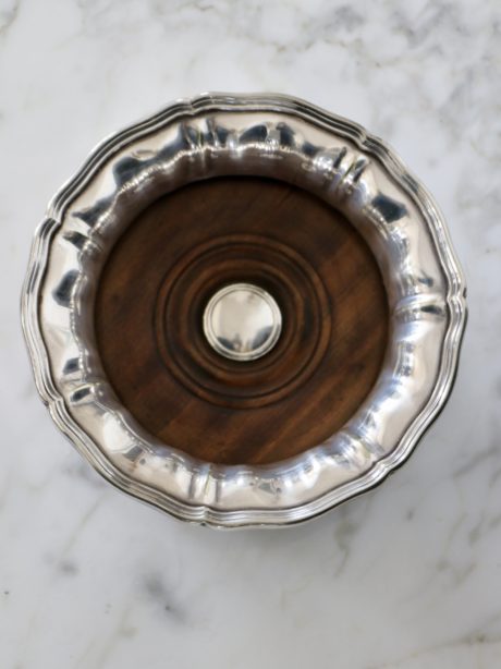 Antique Elkington Silver plate wine coasters
